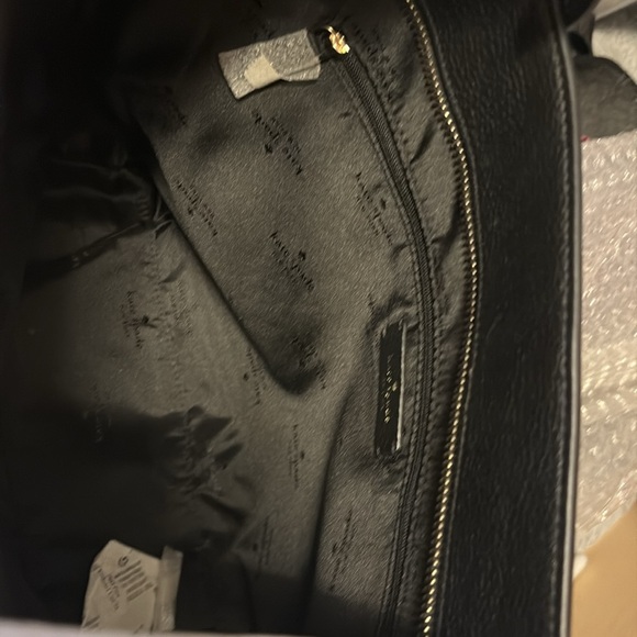 NWT Kate Spade black pebble leather tote Leila - Picture 8 of 8